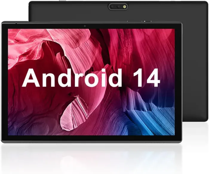 Tablet 10 inch Android Tablet PC, 10.1" Android 14 Tablets, DDR4 6GB RAM 32GB ROM 2MP+8MP Dual Camera, WiFi-6 Bluetooth 1TB Expand IPS Full HD Display Tab, 6000mAh Battery Powerful Performance Tablet - Image 2