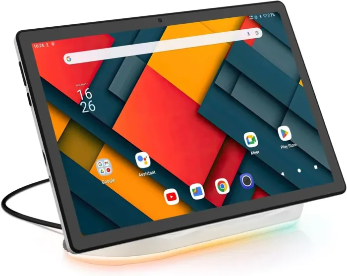 Tablet, Android 14 Tablet, 10.1 inch Tablets with Rechargeable Stereo Speaker Audio Dock, HD IPS Touch Screen, Otca-Core, 14GB RAM 64GB ROM 1TB Expansion, Wi-Fi 6, BT 5.3, Dual Camera, Google Tab 2025