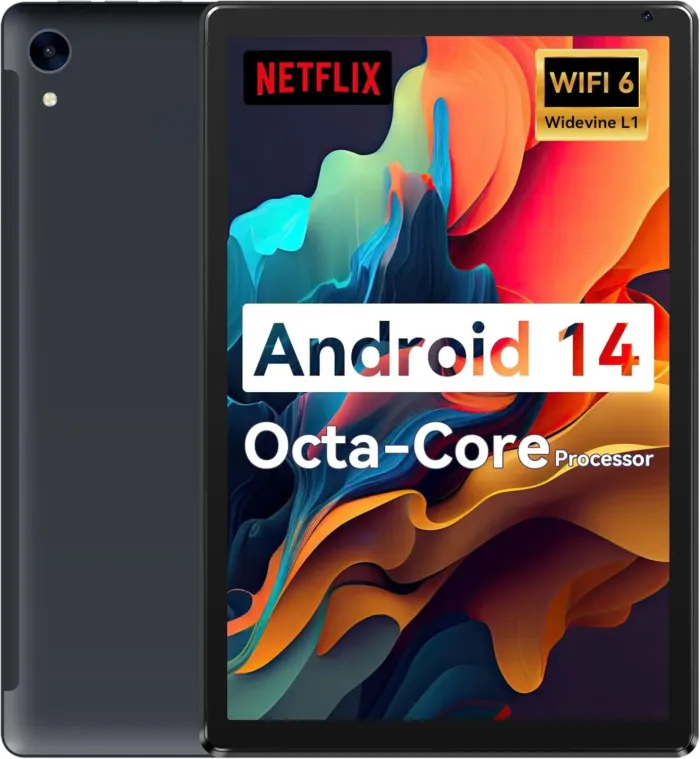 Tablet,10.1" Android Tablet with Octa-core Processor 10GB RAM 128GB ROM HD IPS Touchscreen 8H Battery, Wi-Fi 6, BT 5.0, Dual Camera, Google Tablets 2025 - Image 2