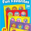 Trend Enterprises: Fun Favorites, Scented Scratch 'N Sniff Stinky Stickers, Fun for Rewards, Incentives, Crafts and as Collectibles, 24 Different Designs, 29 Sheets Included, for Ages 3 and Up