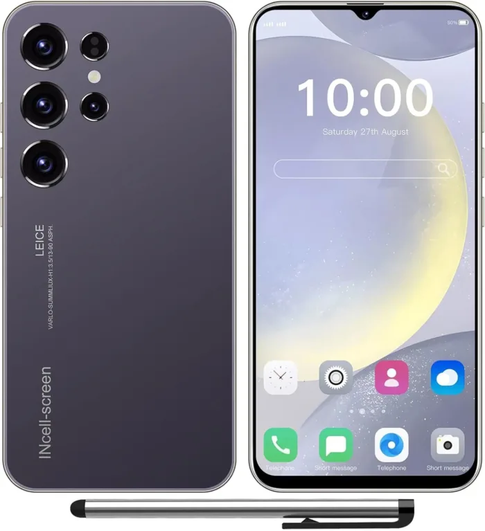 Unlocked 4G Mobile Phone, 6.3 Inches HD Screen Smartphone,Dual SIM 3GB RAM+32GB ROM Expand 256GB, 4300mAh Battery,16MP Camera,Android 12.0 OS with Face Unlock (Dark Purple)