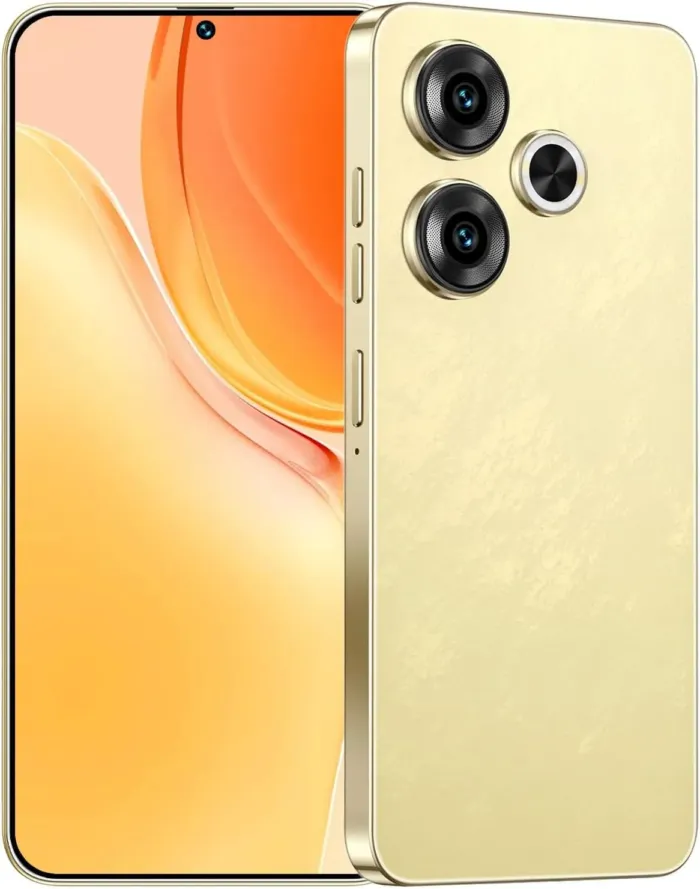 Unlocked Phones S19, Android 14 Mobile Phone, 12GB+512GB Smartphone, 5G Dual SIM, 48MP+108MP Camera Cell Phone, 6.8'' Screen, 6800mAh Battery, Face ID, Gold - Image 2