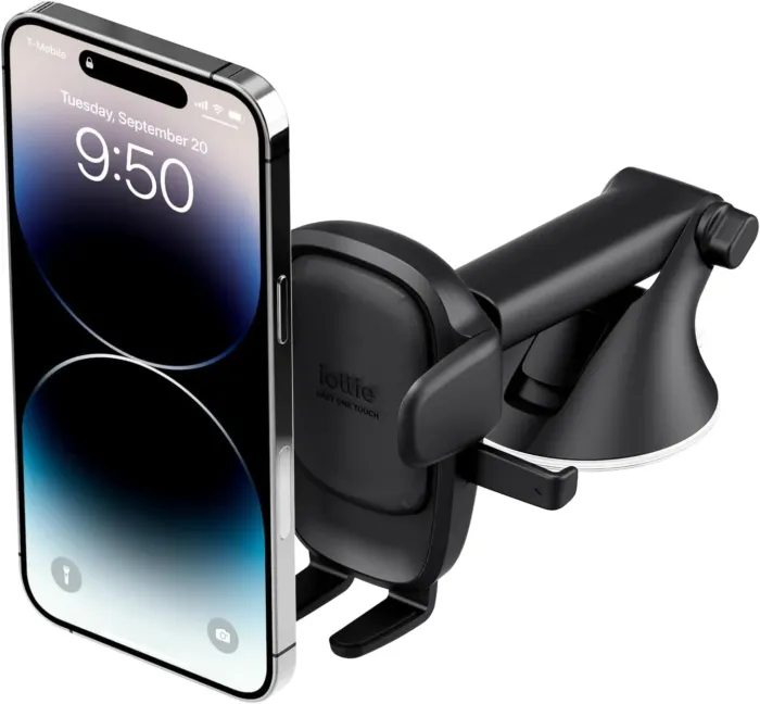 iOttie Easy One Touch 6 Universal Car Mount Dashboard & Windshield Suction Cup Phone Holder for iPhone Samsung, Google, All Smartphones - Image 2